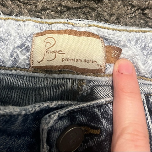 PAIGE Vintage Patchwork Laurel Canyon Bootcut Jean - Picture 6 of 13